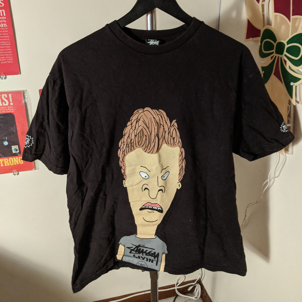Stussy x MTV Beavis and Butthead Large T-Shirt